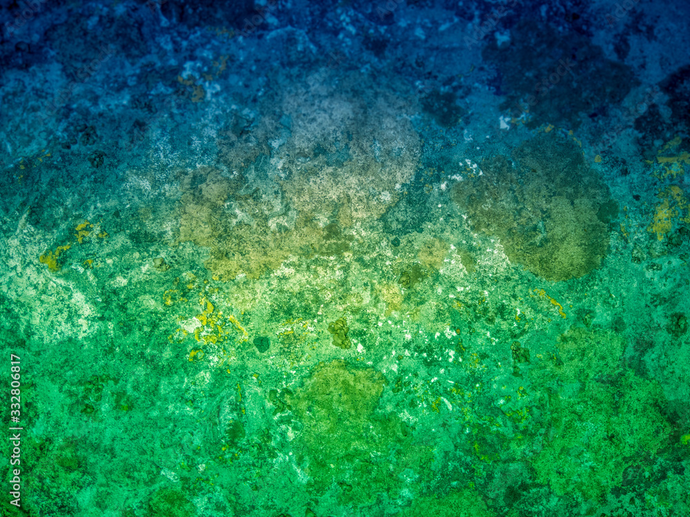 Fototapeta premium fondo abstracto en colores verde y azul 