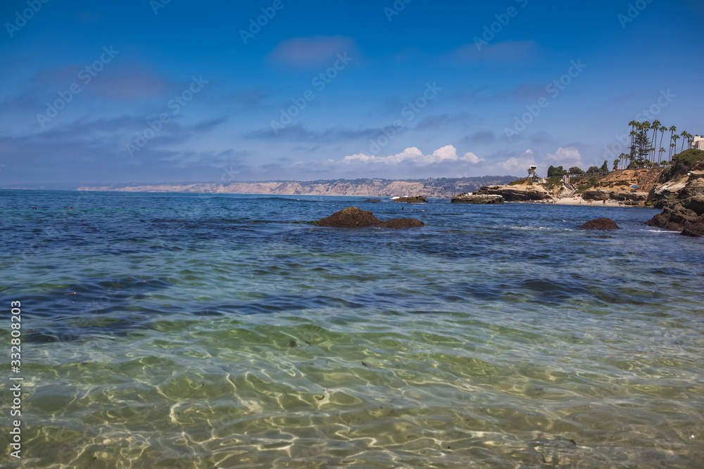 Seascape from Children's Pool in La Jolla Seascape from Children's Pool in La Jolla