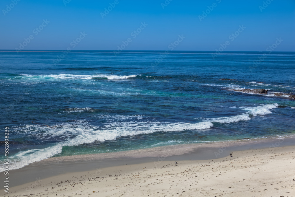Sandy Beach in La Jolla, San Diego California