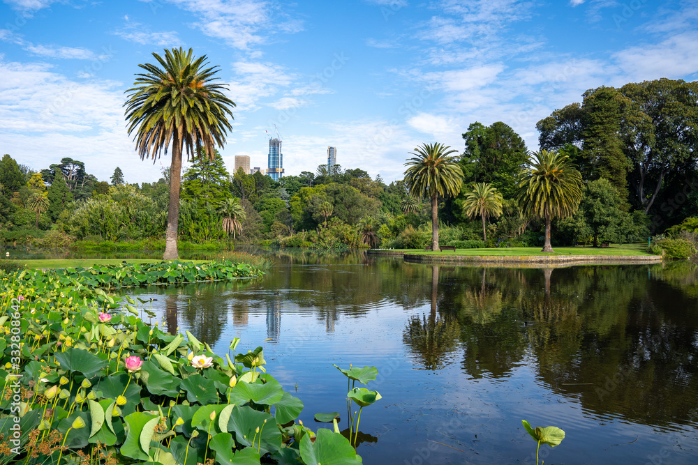 Royal Botanic Gardens in Melbourne, Victoria, Australia