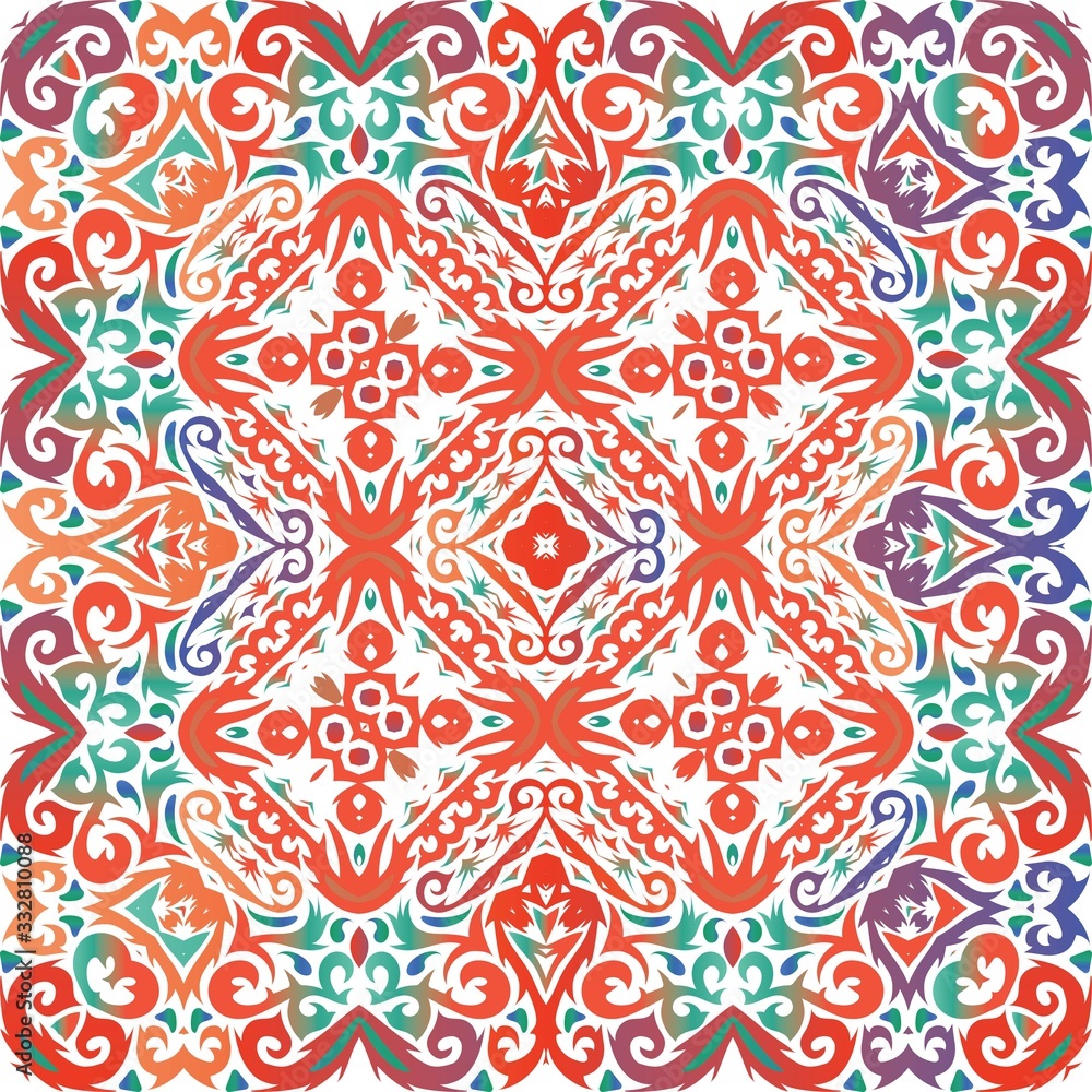 Fototapeta premium Traditional ornate mexican talavera.