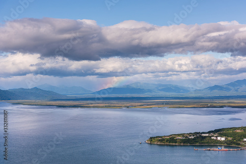 Far east, Russia, Avacha Bay, the city of Petropavlovsk-Kamchatsky