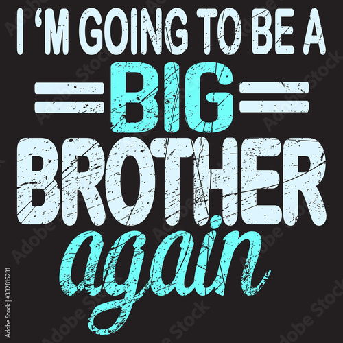 Big brother again. vector.illustration .sibling vector.