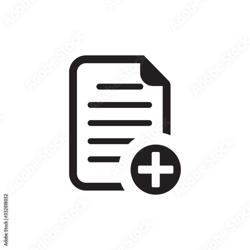 new document icon , add paper icon