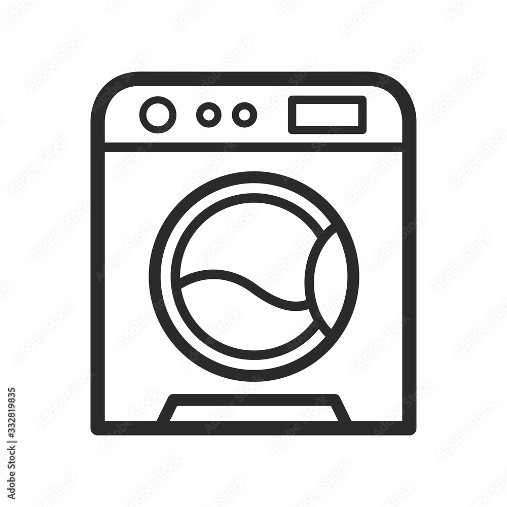 washing machine icon vector design template washing machine icon vector design template