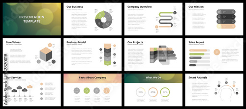 Business presentation templates