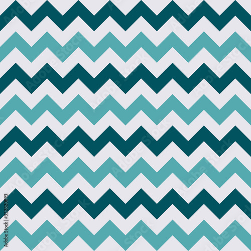 Abstract blue white geometric zigzag texture. Vector illustration.