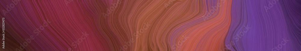 wide colored background banner with old mauve, dark moderate pink and dark slate blue color. smooth swirl waves background illustration wide colored background banner with old mauve, dark moderate pink and dark slate blue color. smooth swirl waves background illustration