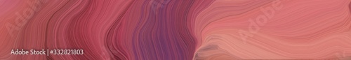 creative banner with moderate red, indian red and old mauve color. modern soft swirl waves background illustration