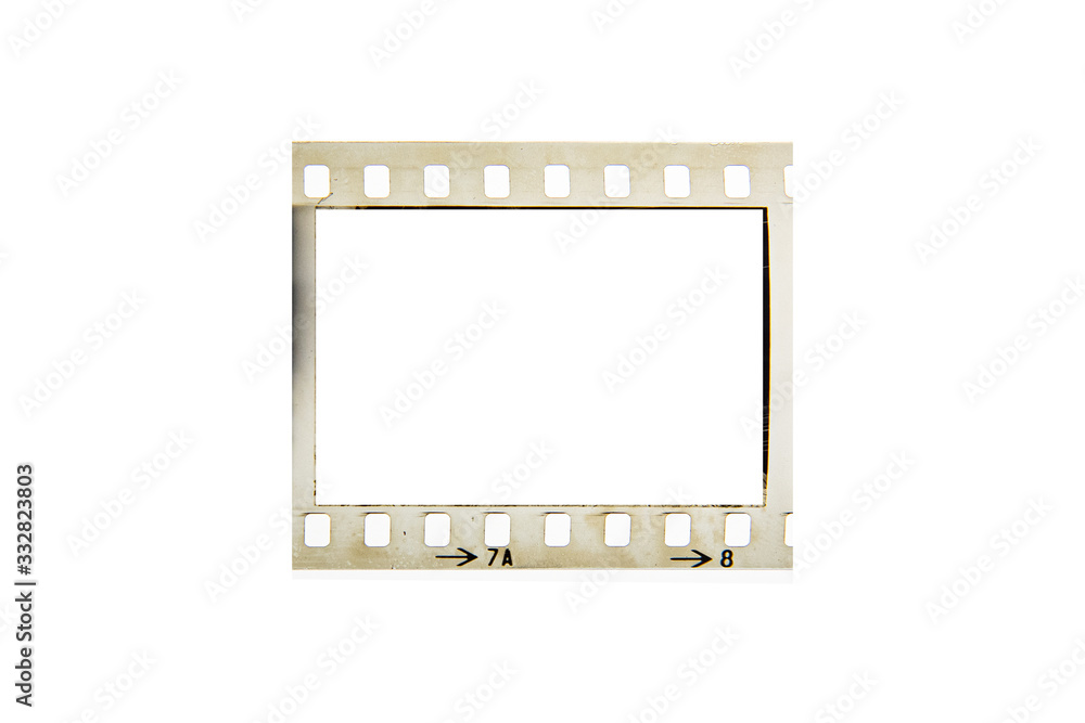 (35 mm.)Vintage film frame.With white space.film camera. - obrazy, fototapety, plakaty 