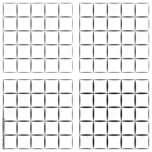 Set seamless pattern grid t...
