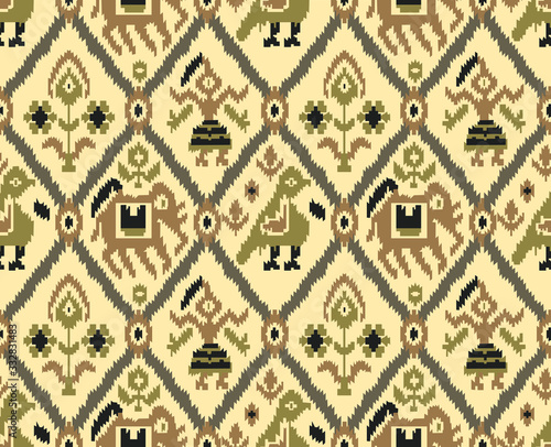 Seamless vector tribal pattern design