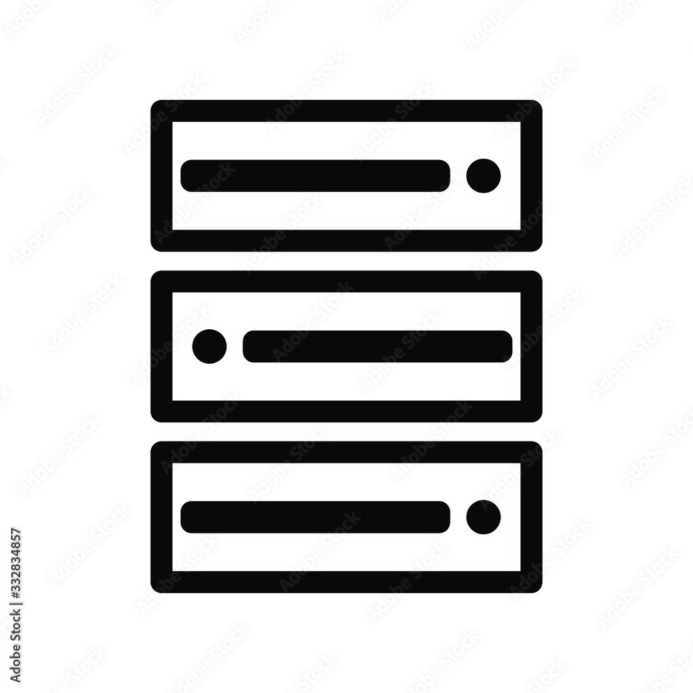 Server icon best , template logo design emblem isolated illustration , connection network backup hosting , outline solid background white Server icon best , template logo design emblem isolated illustration , connection network backup hosting , outline solid background white