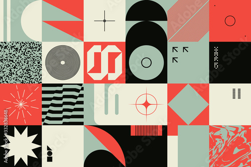 Neo Modernism Artwork Pattern Design