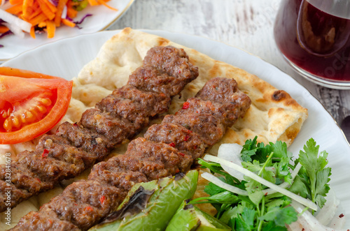 Turkish Traditional Adana Kebap