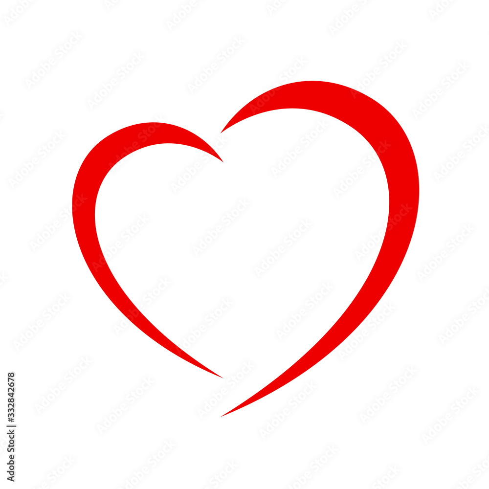 heart shape red isolated on white background, heart-shaped flat icon symbol, red heart shape for decoration valentine's card, heart shape for logo graphic design heart shape red isolated on white background, heart-shaped flat icon symbol, red heart shape for decoration valentine's card, heart shape for logo graphic design