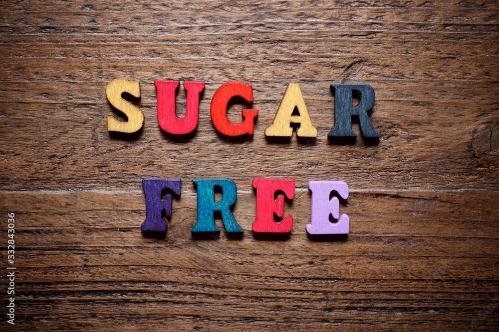 Fototapeta premium Sugar free concept view