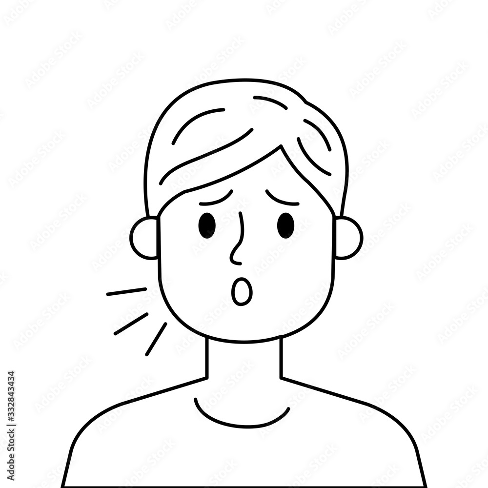 man coughing sick isolated icon vector illustration design man coughing sick isolated icon vector illustration design