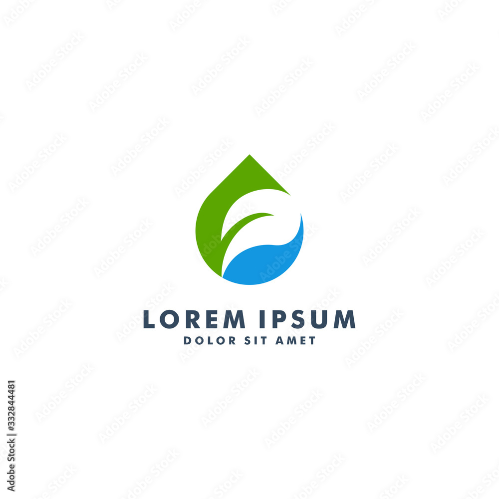 safe water logo, drop water design icon - vector safe water logo, drop water design icon - vector