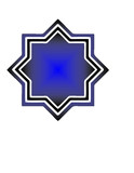 Logo Ilustration Bintang Quds (star quds) 