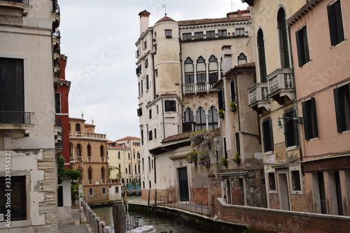  Empty streets of Venice. Quarantine regime in Italy