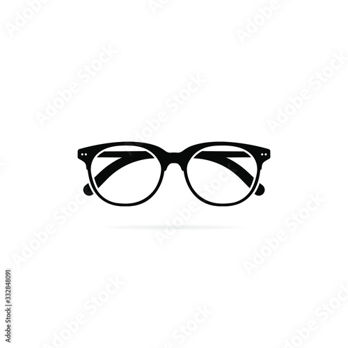 Glasses icon design flat style isolated. Vector illustration