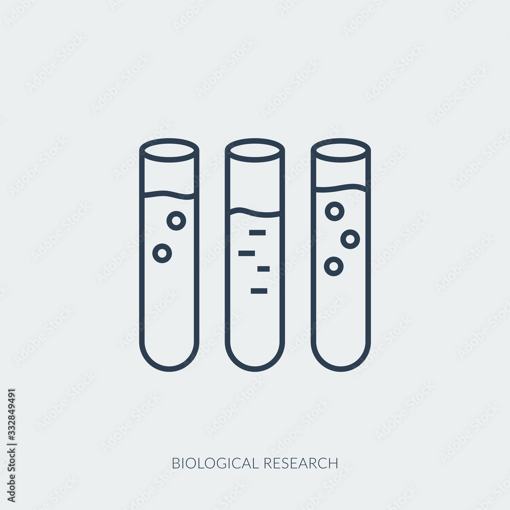 Medical icon of virus or bacterium research Medical icon of virus or bacterium research