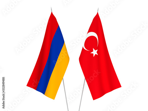 Armenia and Turkey flags