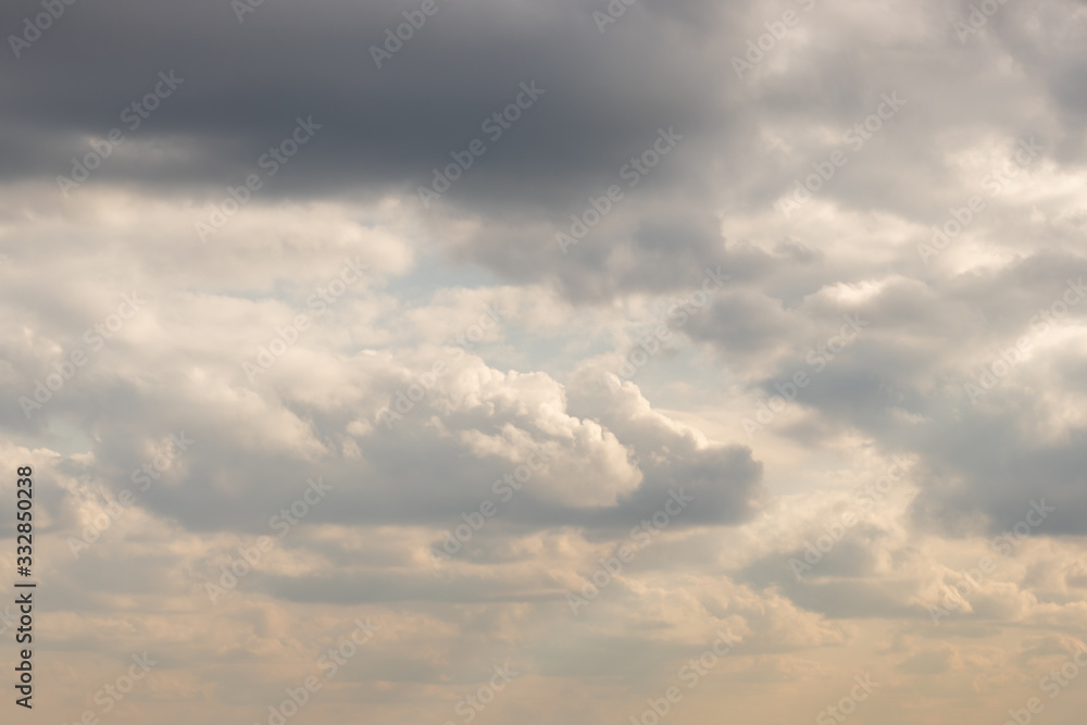 Rainy sky blue color abstract background