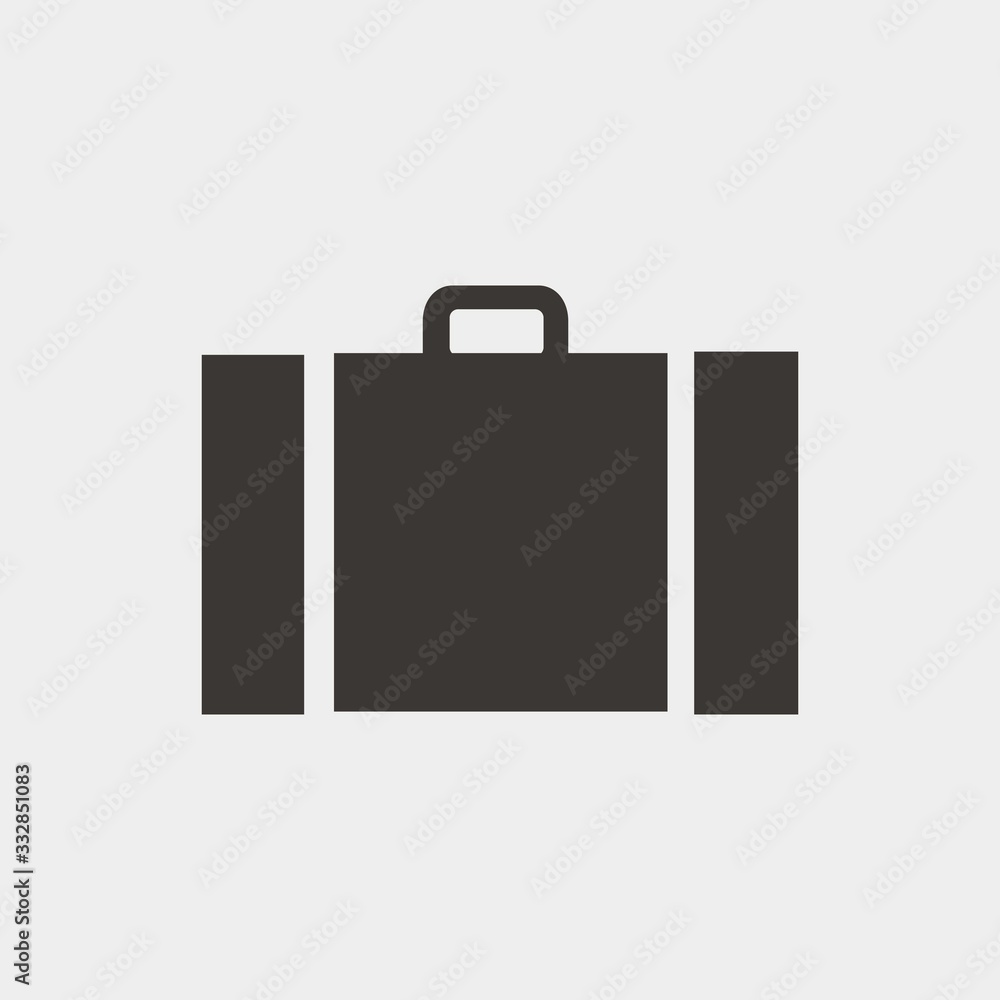 briefcase bag icon vector illustration and symbol for website and graphic design briefcase bag icon vector illustration and symbol for website and graphic design