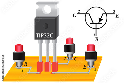 A transistor is a semiconductor radio element that is widely used in radio engineering, in modern television technology. Powerful transistor with pnp junction