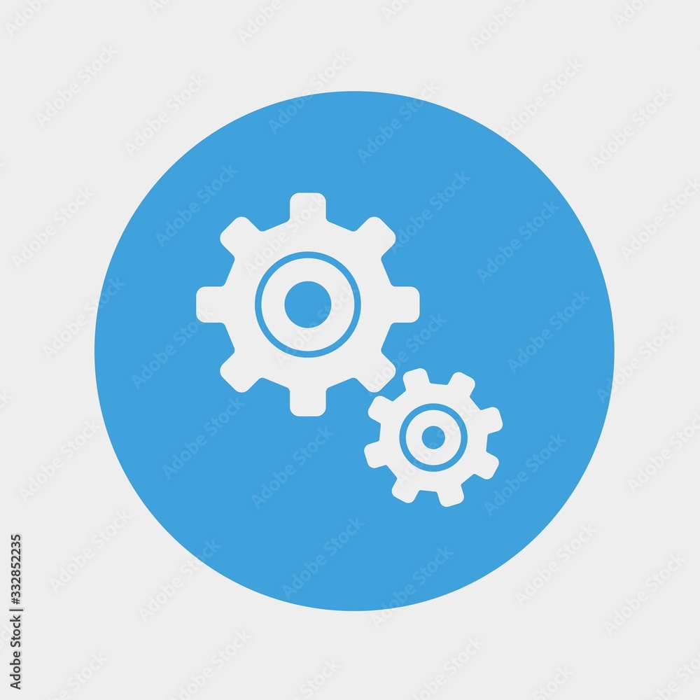 gear setting icon vector illustration and symbol for website and graphic design gear setting icon vector illustration and symbol for website and graphic design