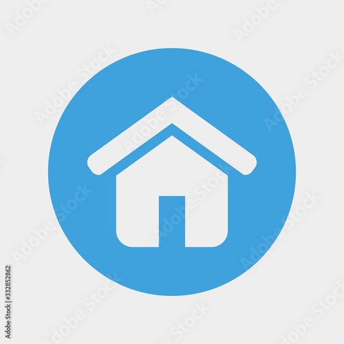 home icon vector illustration and symbol for website and graphic design