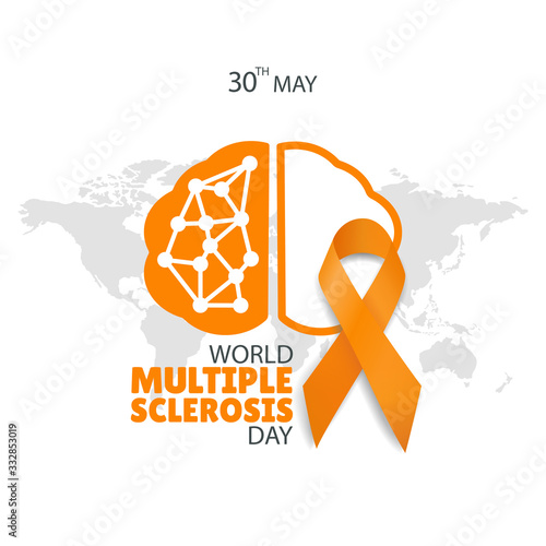 Vector Illustration of World Multiple Sclerosis Day