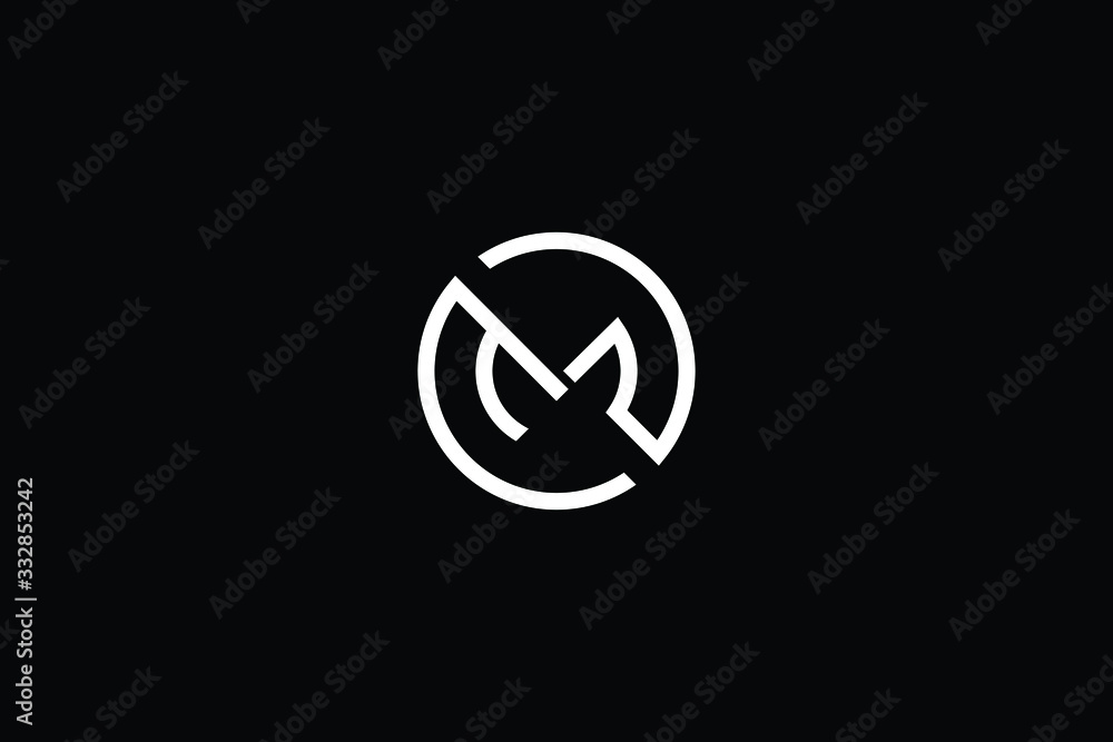 Minimal elegant monogram art logo. Outstanding professional trendy awesome artistic ZM MZ initial based Alphabet icon logo. Premium Business logo White color on black background Minimal elegant monogram art logo. Outstanding professional trendy awesome artistic ZM MZ initial based Alphabet icon logo. Premium Business logo White color on black background
