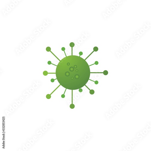 virus corona logo