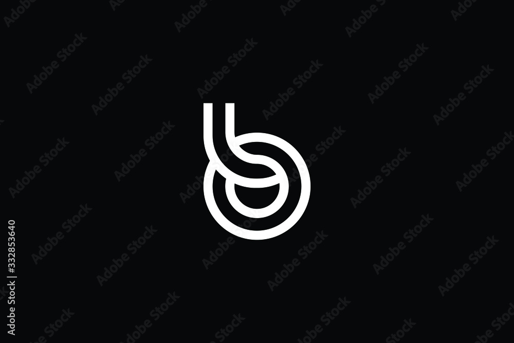 Minimal elegant monogram art logo. Outstanding professional trendy awesome artistic B BB BO OB initial based Alphabet icon logo. Premium Business logo White color on black background Minimal elegant monogram art logo. Outstanding professional trendy awesome artistic B BB BO OB initial based Alphabet icon logo. Premium Business logo White color on black background
