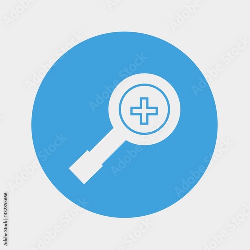 zoom in icon vector illustration and symbol for website and graphic design