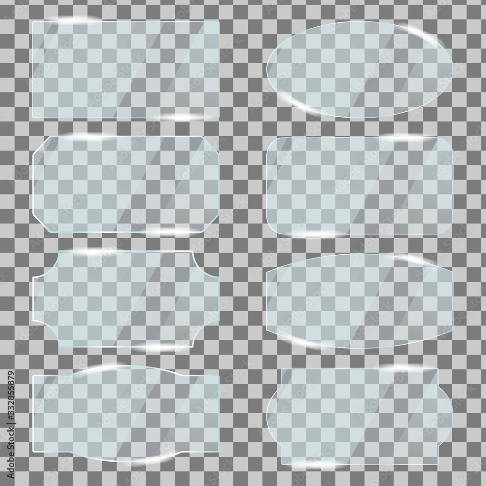 背景を透過するガラスフレームのセット プラスチック Stock Vector Adobe Stock 背景を透過するガラスフレームのセット プラスチック Stock Vector Adobe Stock