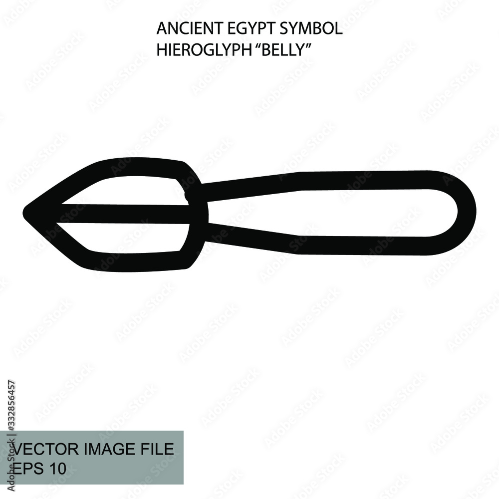 Ancient mystic egyptian symbol. Vector isolated editable black icon on white background. Egyptian paganism. Ancient egyptian religion. Hieroglyph. Magic amulets. Mystic Talisman. Ancient mystic egyptian symbol. Vector isolated editable black icon on white background. Egyptian paganism. Ancient egyptian religion. Hieroglyph. Magic amulets. Mystic Talisman.