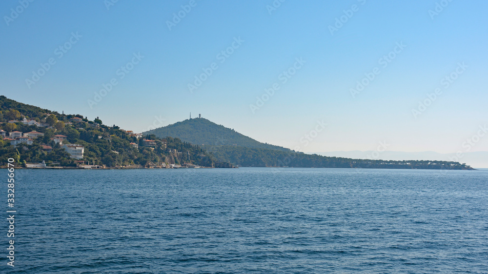 Buyukada, one of the Princes' Islands, also called Adalar, in the Sea of Marmara off the coast of Istanbul