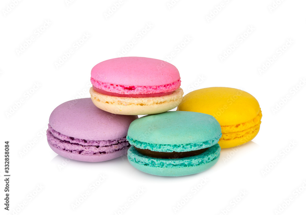macaron isolated on white background macaron isolated on white background