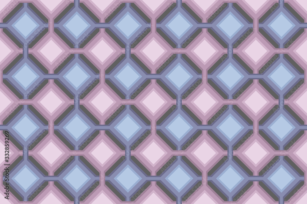 Multicolored rhombuses seamless pattern in retro style. Stock illustraion for web, print, scrapbooking, wrapping paper, textiles, background and wallpaper. Multicolored rhombuses seamless pattern in retro style. Stock illustraion for web, print, scrapbooking, wrapping paper, textiles, background and wallpaper.
