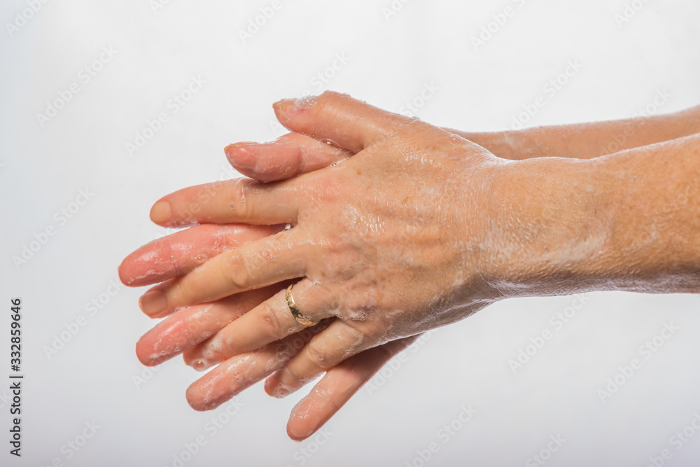 Using soap and water to wash away covid-19 or coronavirus Using soap and water to wash away covid-19 or coronavirus