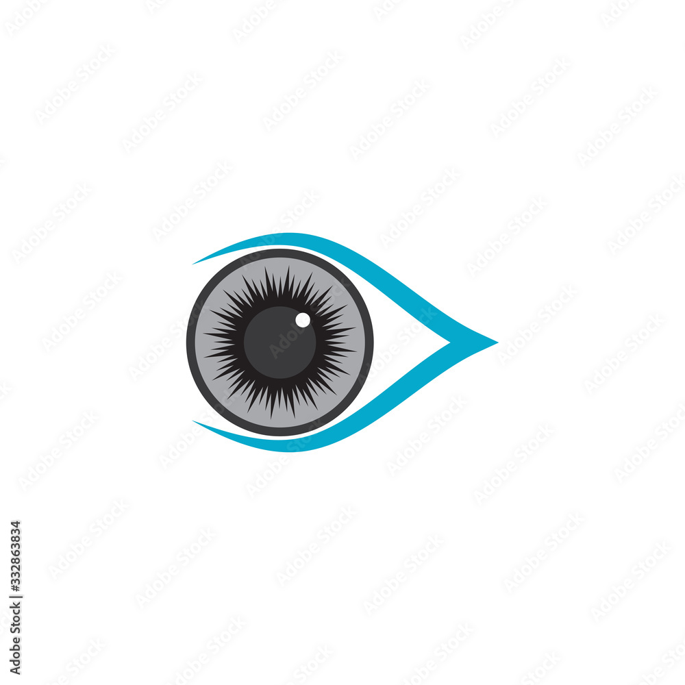 Fototapeta premium eye care logo template icon