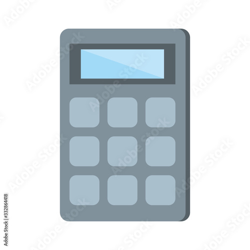 calculator math finance isolated icon vector illustration design