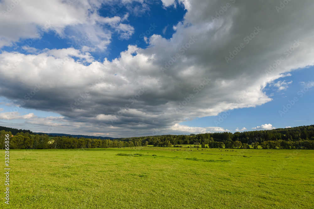 Panorama of beautiful European countryside Panorama of beautiful European countryside