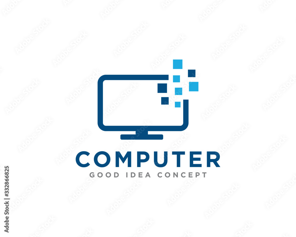 Computer Technology Logo Icon Design Vector Computer Technology Logo Icon Design Vector