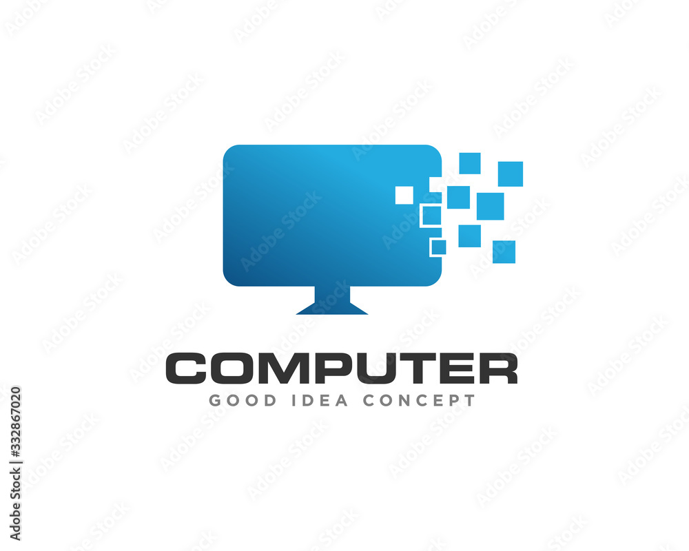 Computer Technology Logo Icon Design Vector Computer Technology Logo Icon Design Vector