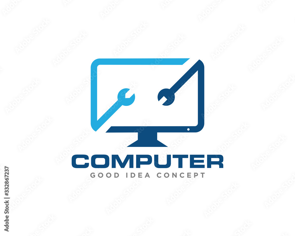 Computer Technology Logo Icon Design Vector Computer Technology Logo Icon Design Vector